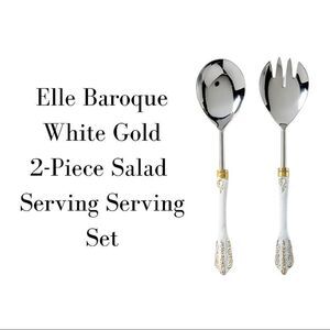 Elle Baroque 2-Piece Salad Serving Set